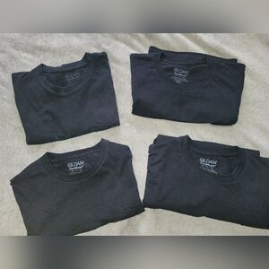 Gildan Black Short-Sleeve Crewneck T-Shirt Bundle
